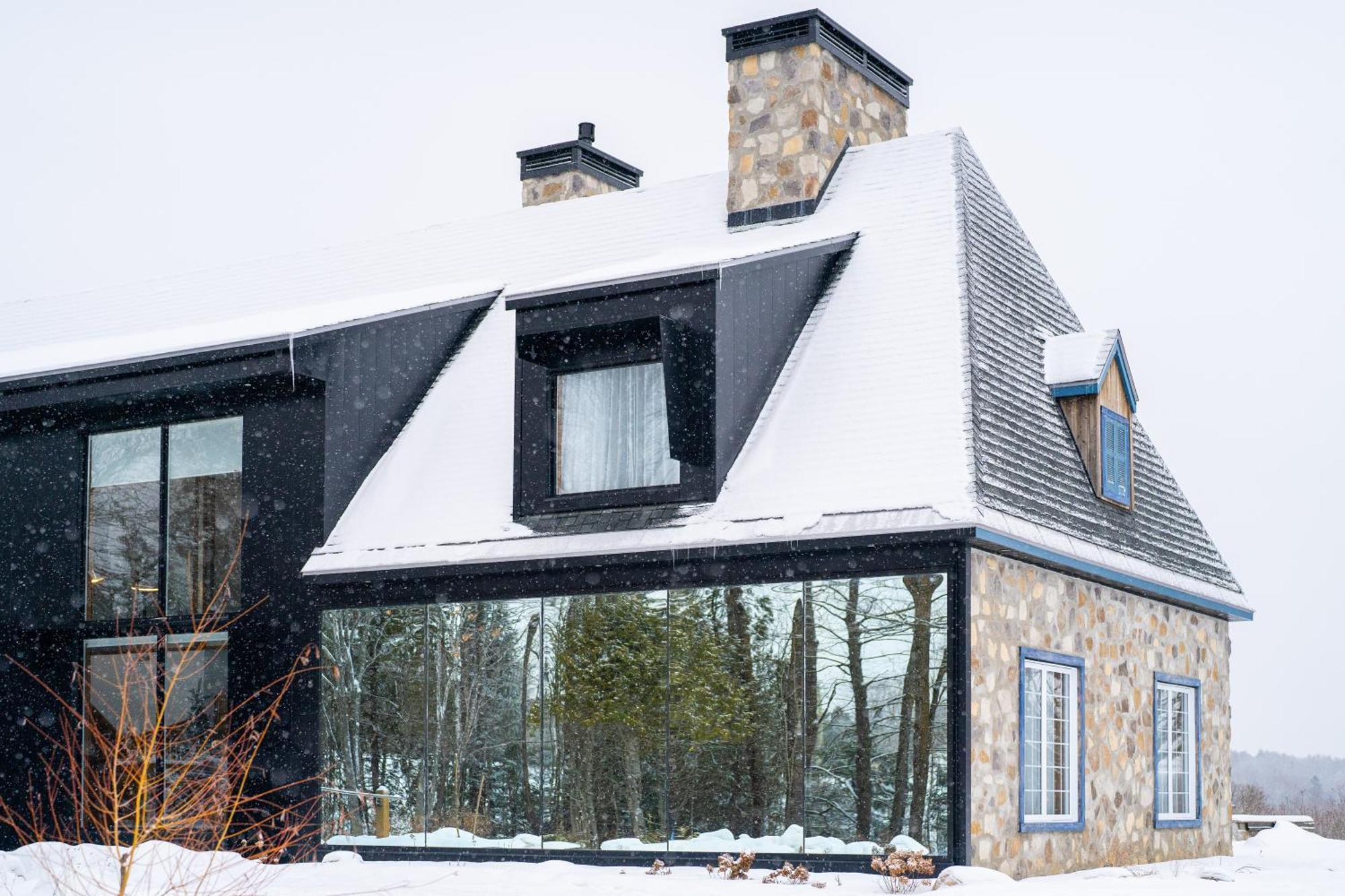 Le Baluchon Eco-Villegiature Saint-Paulin Exterior foto