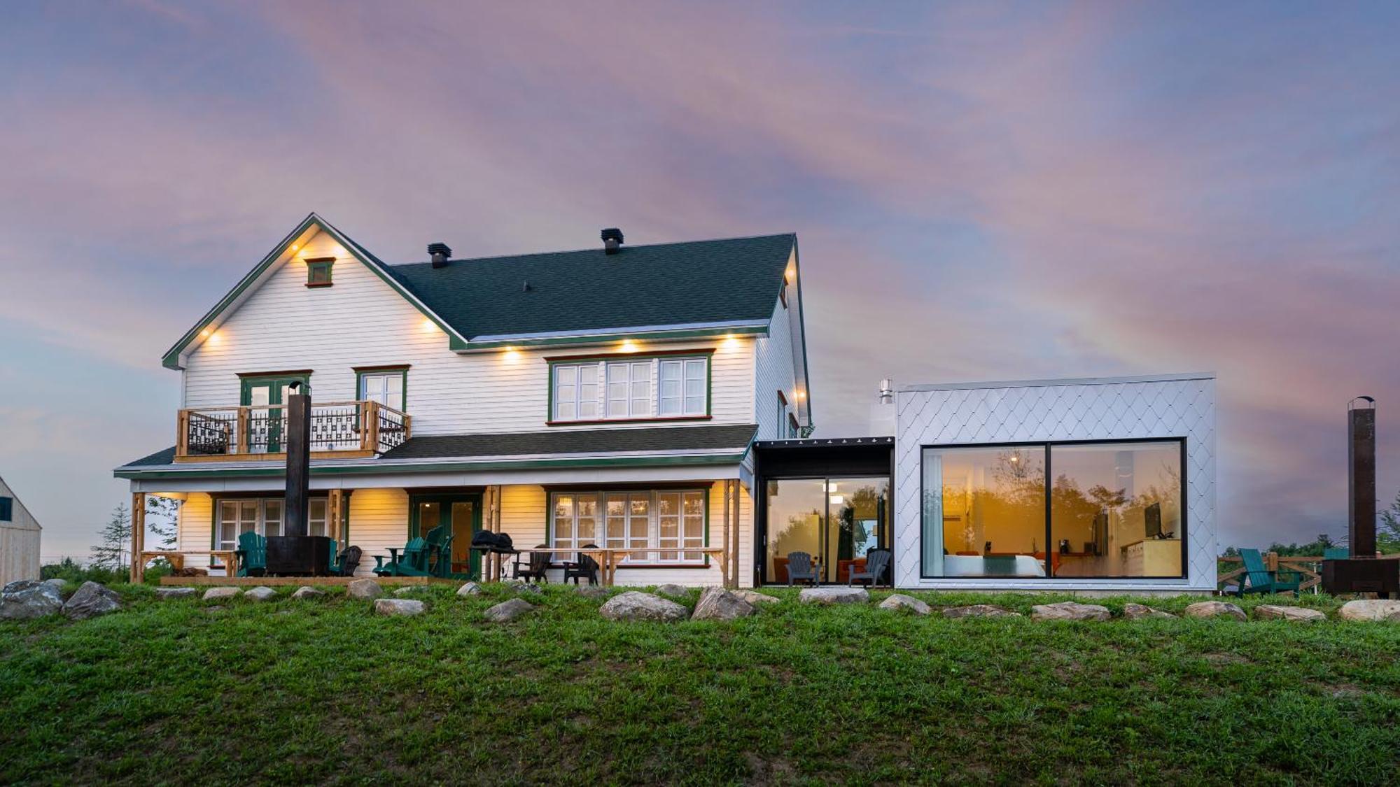 Le Baluchon Eco-Villegiature Saint-Paulin Exterior foto