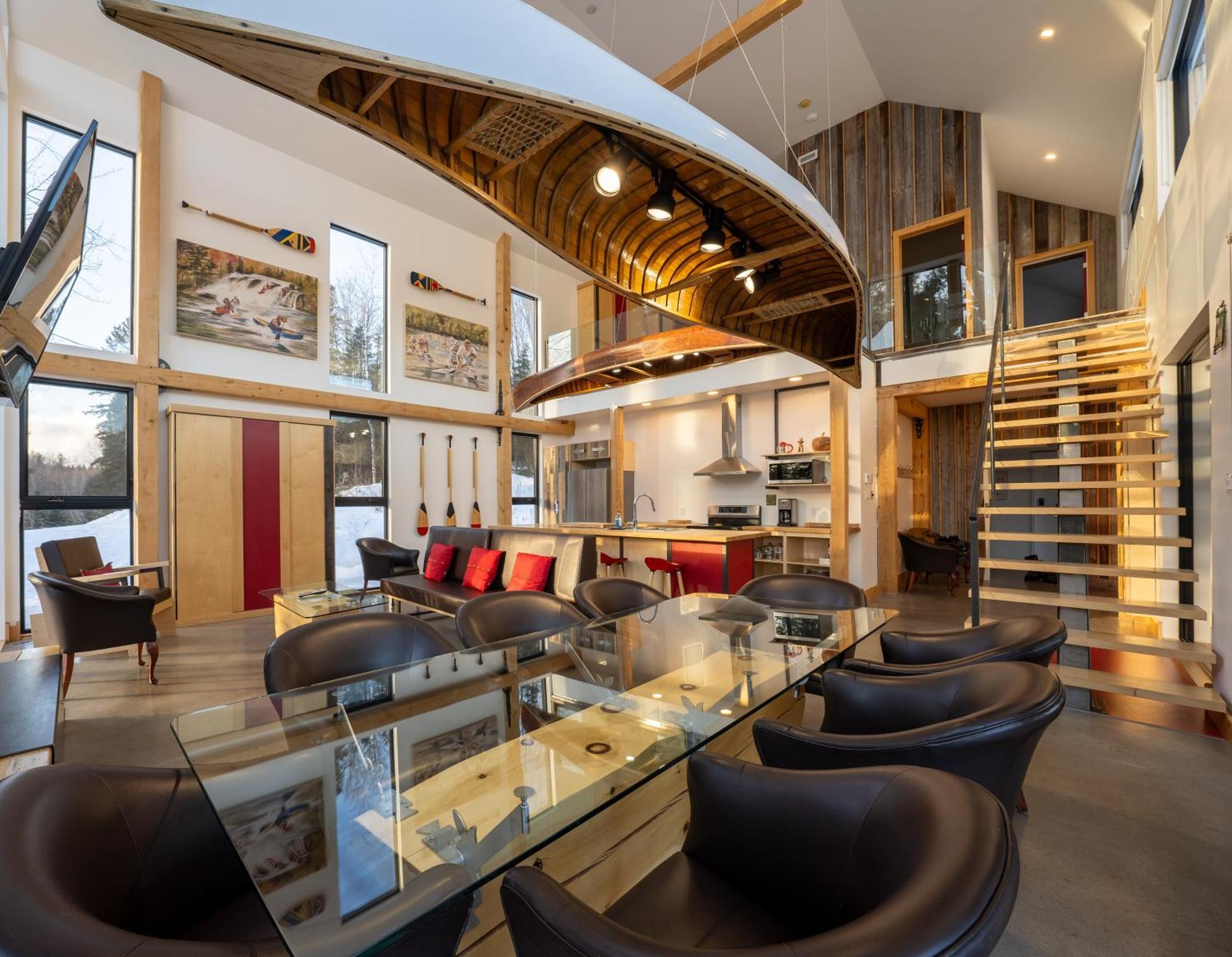 Le Baluchon Eco-Villegiature Saint-Paulin Exterior foto