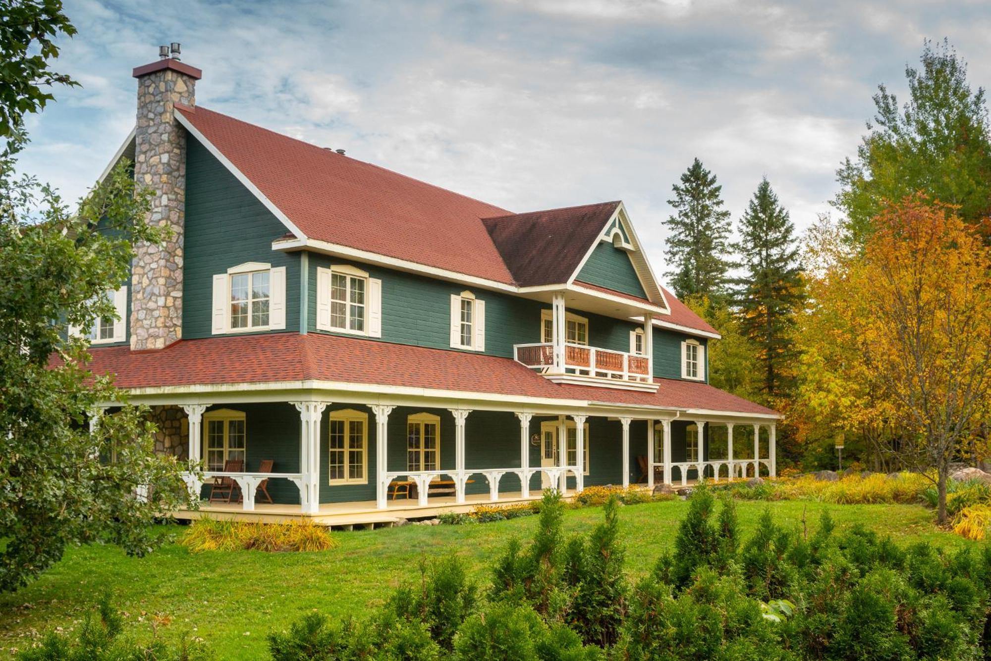 Le Baluchon Eco-Villegiature Saint-Paulin Exterior foto